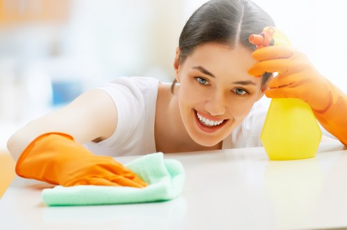 Fabric furniture stain removal during upholstery cleaning