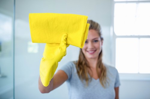 Deep upholstery cleaning for a fabric couch in Woodside